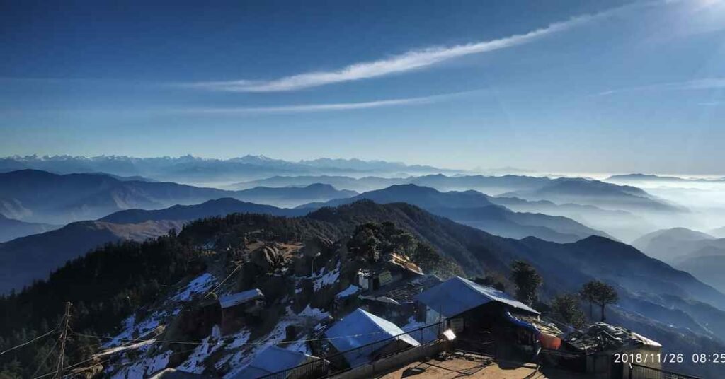 churdhar shivalik ranges with mountains